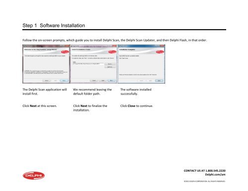 Delphi Scan Quick Start Guide