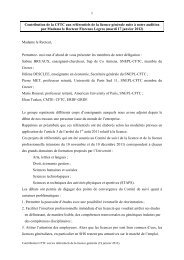 1 Contribution de la CFTC aux référentiels de la licence générale ...