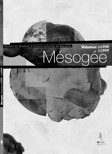 Mésogée N°64-2008 / 65-2009 - Muséum d'histoire naturelle de ...