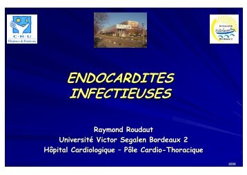 ENDOCARDITES INFECTIEUSES - Echo-Webline