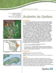 arabette du québec - Développement durable, environnement et ...