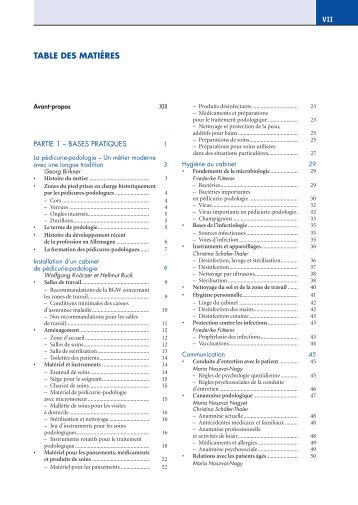 Télécharger le sommaire au format PDF - Librairie médicale Vigot ...