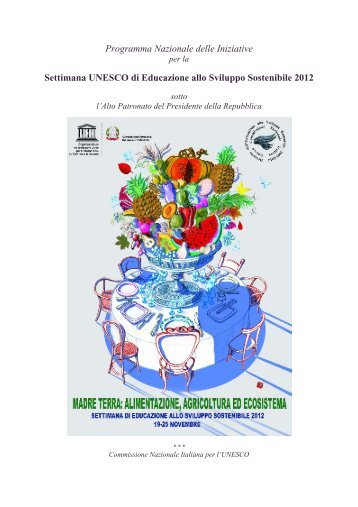 Catalogo iniziative Settimana ESS 2012 in Italia - Ambiente ...