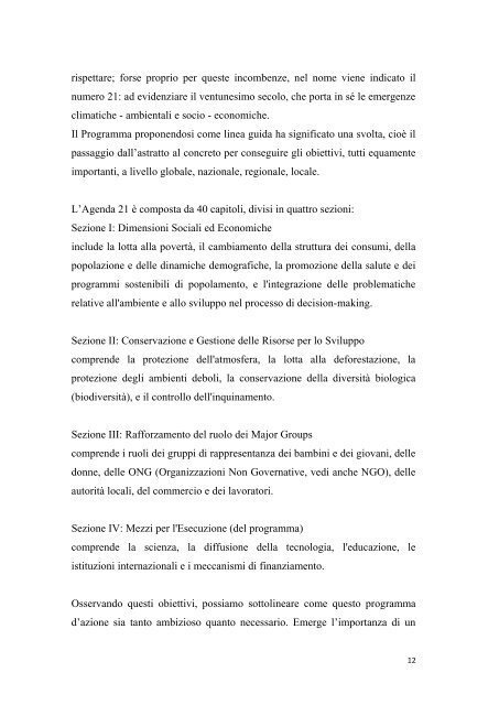 Tesi di laurea - Ambiente - Regione Emilia-Romagna