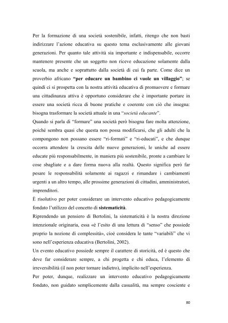 Tesi di laurea - Ambiente - Regione Emilia-Romagna