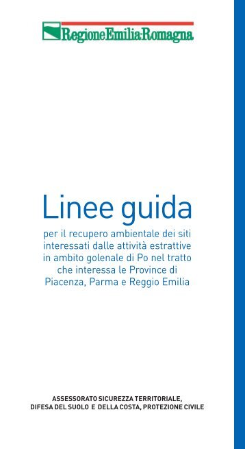 Linee guida per il recupero ambientale dei siti interessati dalle ...