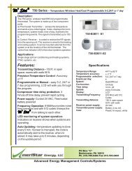 T50 wireless series spec sheet 120511.cdr - AmeriStar Energy