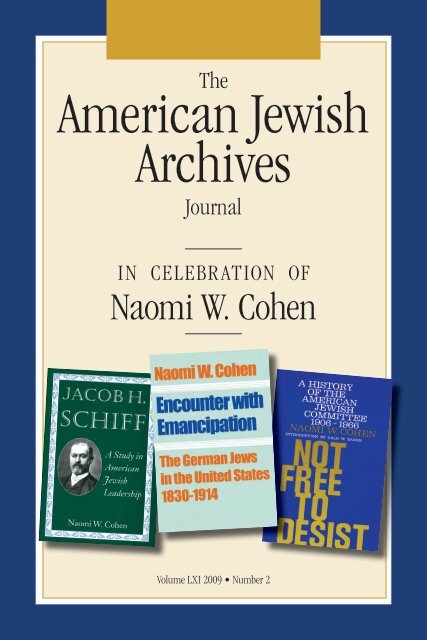 American Jewish Archives Journal