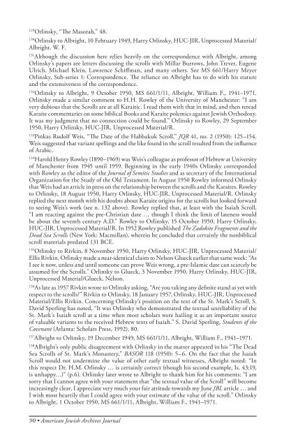 The American Jewish Archives Journal, Volume LXI 2009, Number 1