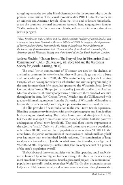 The American Jewish Archives Journal, Volume LXI 2009, Number 1