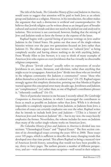 The American Jewish Archives Journal, Volume LXI 2009, Number 1