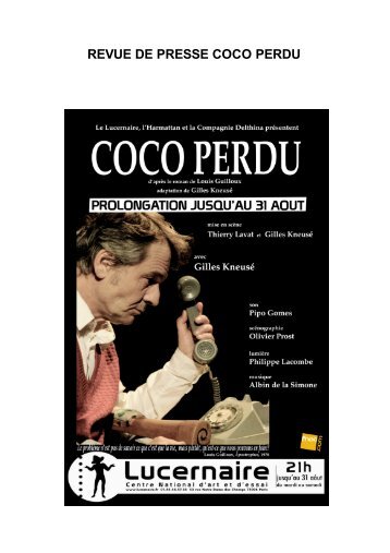 REVUE DE PRESSE COCO PERDU