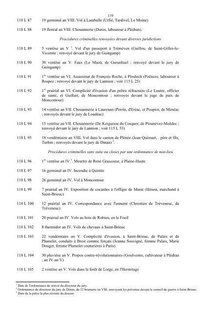 fonds judiciaires et pénitentiaires de la période révolutionnaire