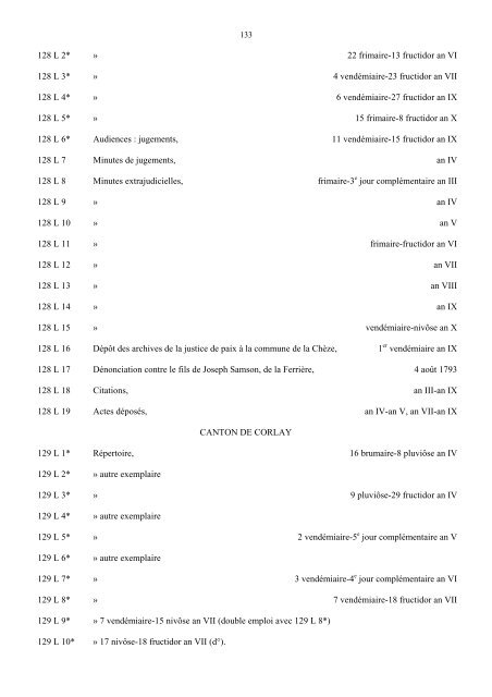 fonds judiciaires et pénitentiaires de la période révolutionnaire