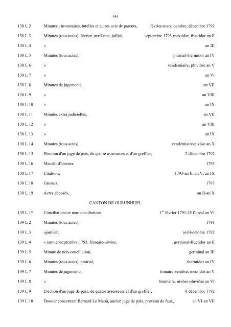 fonds judiciaires et pénitentiaires de la période révolutionnaire