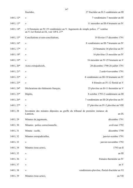 fonds judiciaires et pénitentiaires de la période révolutionnaire