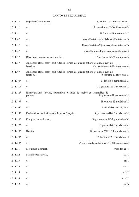 fonds judiciaires et pénitentiaires de la période révolutionnaire