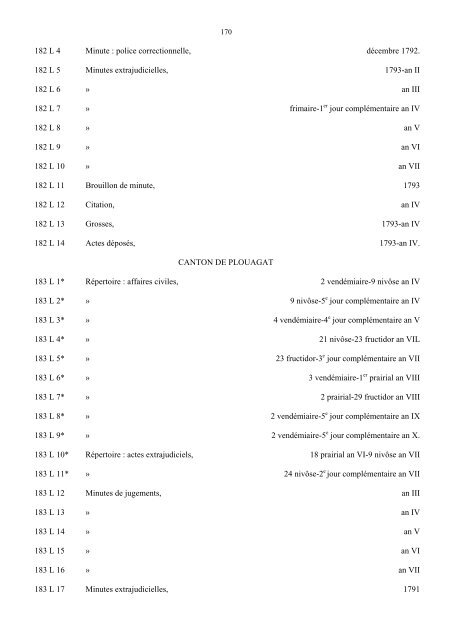 fonds judiciaires et pénitentiaires de la période révolutionnaire