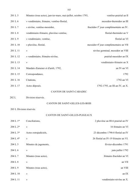 fonds judiciaires et pénitentiaires de la période révolutionnaire