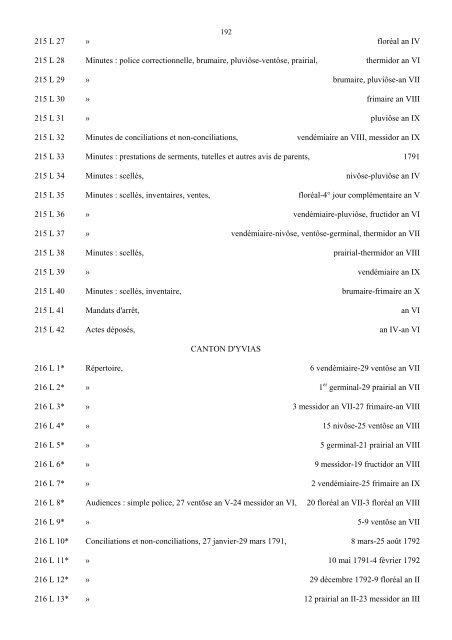 fonds judiciaires et pénitentiaires de la période révolutionnaire