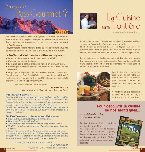 Pass Gourmet 06 - Portes du Soleil