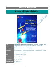 Synthesis, characterization and catalytic activity of transition metal ...