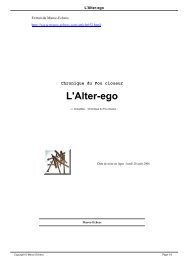 L'Alter-ego - Maroc-Echecs