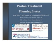 Proton Treatment Planning Issues