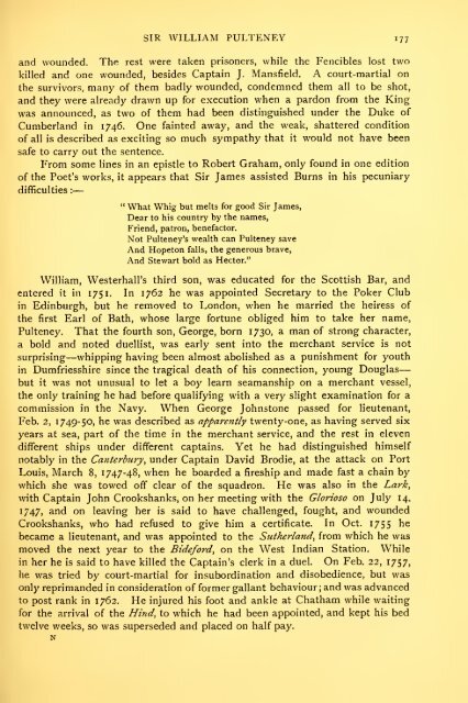 History of the Johnstones, 1191-1909, with ... - Electric Scotland