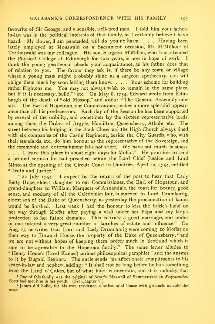 History of the Johnstones, 1191-1909, with ... - Electric Scotland