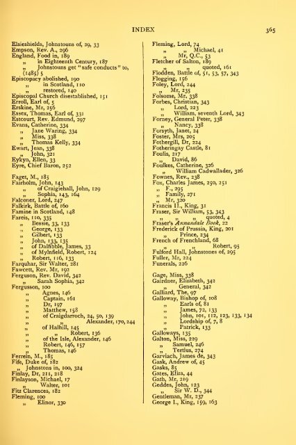 History of the Johnstones, 1191-1909, with ... - Electric Scotland