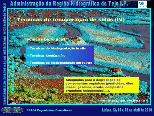 Tecnologias de descontaminação de solos e águas subterrâneas