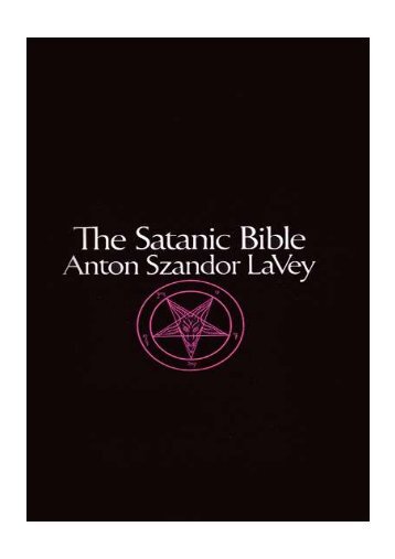 le livre de satan - Satanism: Exposing the Truth