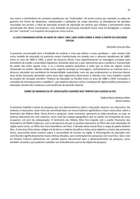 caderno de resumo ii simpósio de história do maranhão oitocentista