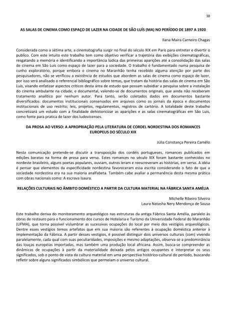 caderno de resumo ii simpósio de história do maranhão oitocentista