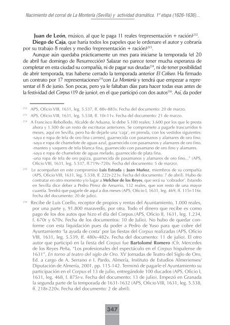 XXIV Y XXV JORNADAS DE TEATRO DEL SIGLO DE ORO In ...