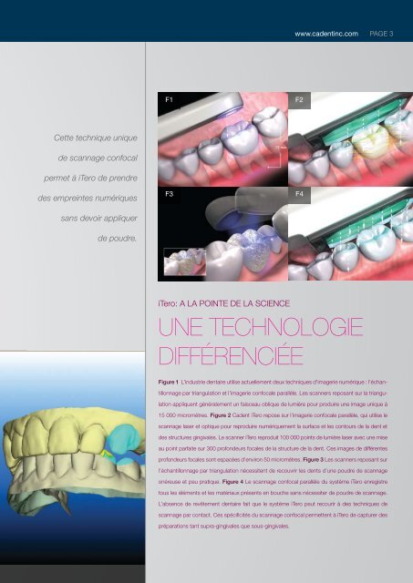 votre talent. notre technologie. l'ajustement parfait. - Dental Quality