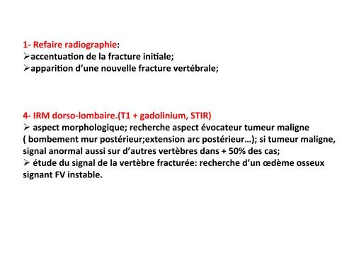 Fracture Tassement Vertébral