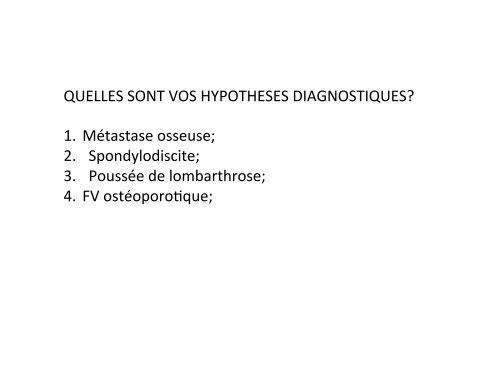 Fracture Tassement Vertébral