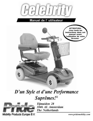 D'un Style et d'une Performance Suprêmes!® - Pride Mobility Products