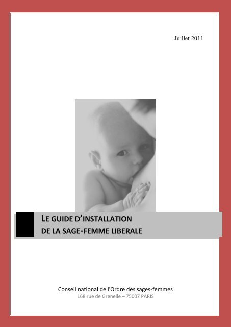 Guide d'installation de la sage-femme libérale - Ordre des sages ...