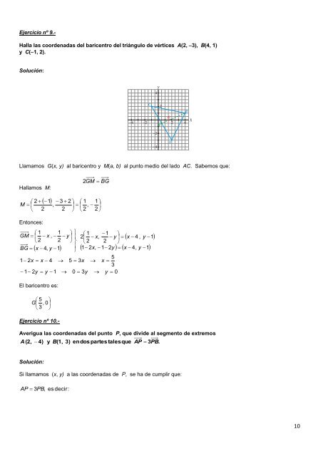 Geometría analítica - Amolasmates