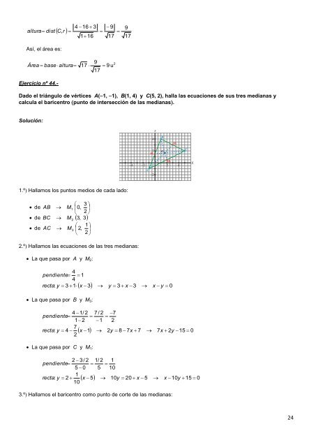 Geometría analítica - Amolasmates