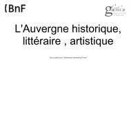 L'Auvergne historique, littéraire , artistique. 1894-1903. - Bibliothèque