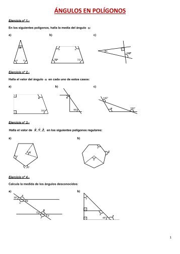 Ejercicios de problemas métricos I. - Amolasmates