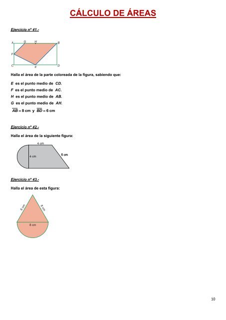 Ejercicios de problemas métricos I. - Amolasmates