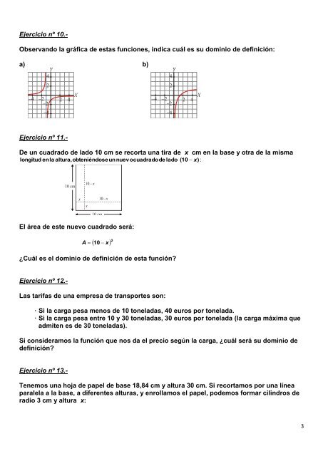 Ejercicios de funciones elementales.pdf - Amolasmates