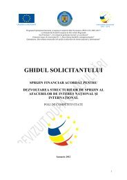 GHIDUL SOLICITANTULUI - Ministerul Fondurilor Europene