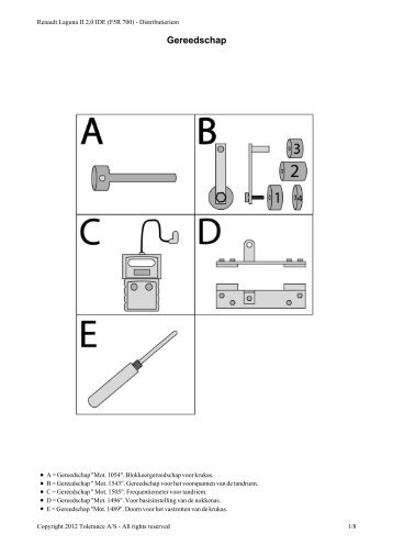 Gereedschap - AMT GarageForum