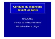 Conduite du diagnostic devant un goitre